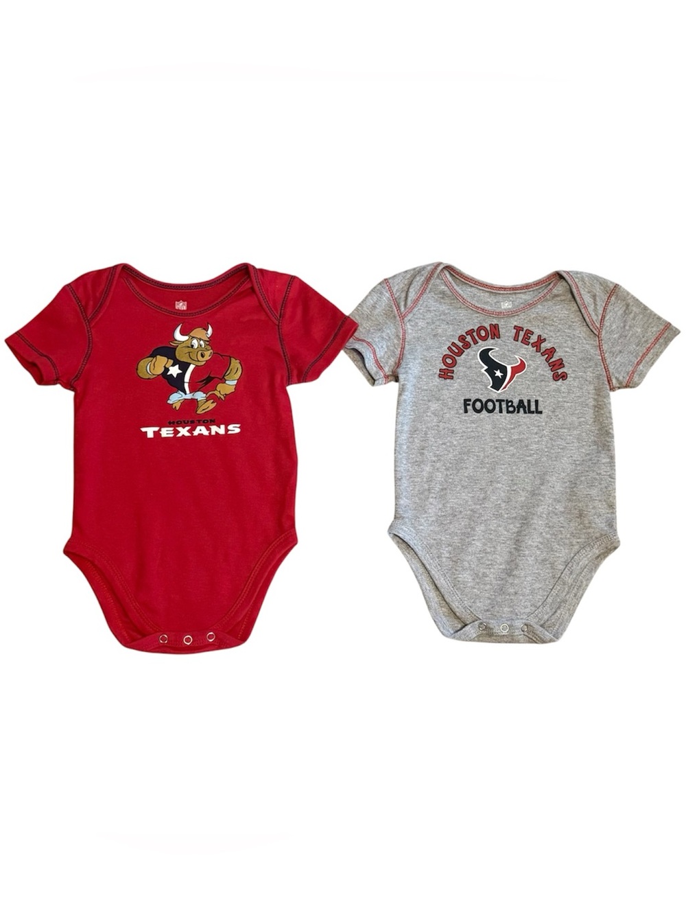 Houston Texans Baby Bodysuit Set 2 Pack 18M NFL Football NWOT